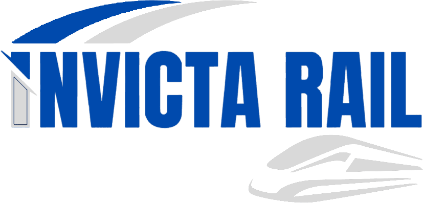 A green banner with the words " invicta race " written in blue.